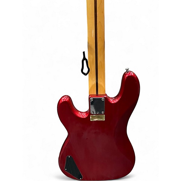 Used Stage Guitars hd1200 Candy Apple Red Metallic Electric Bass Guitar