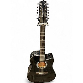 Used Takamine GD30CE-12 Black 12 String Acoustic Electric Guitar