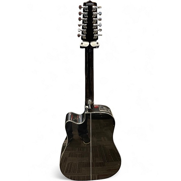 Takamine アコースティックギター ブラック Takamine JEF381DX 12-string Dreadnought Acoustic-electric
