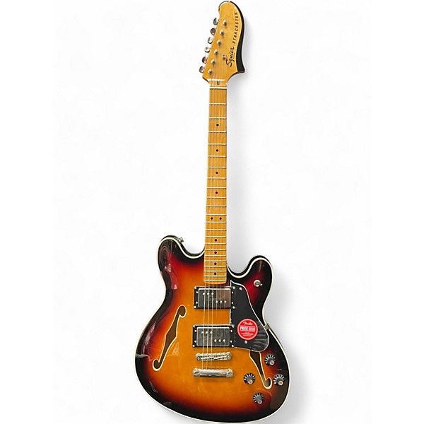SQUIER STARCASTER 3sunburstで未使用に近い美品です。 Amazon.co.jp: Squier by Fender エレキギター Classic Vibe