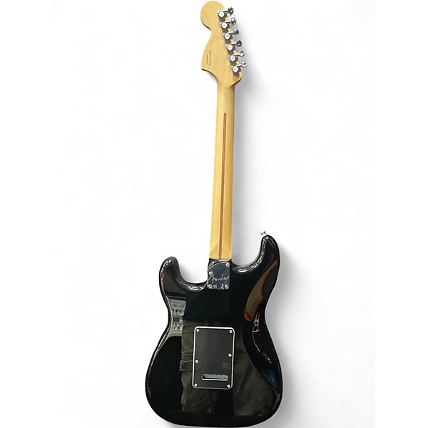 Used 2017 Fender Deluxe Stratocaster Black Solid Body Electric Guitar