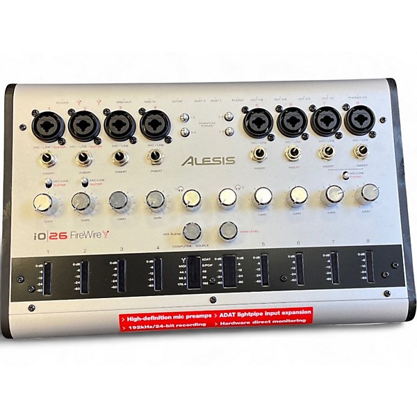 Used Alesis io 26 Audio Interface