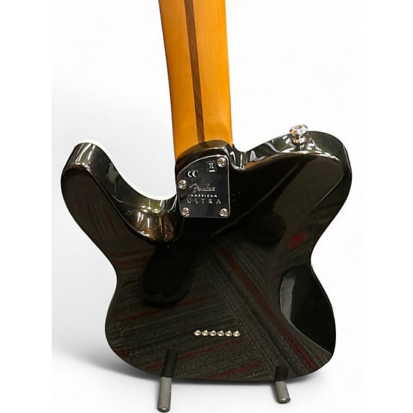 Used Fender American Ultra Telecaster Black Solid Body Electric Guitar