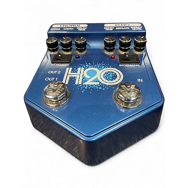 Used Visual Sound H2O Liquid Chorus Echo Effect Processor