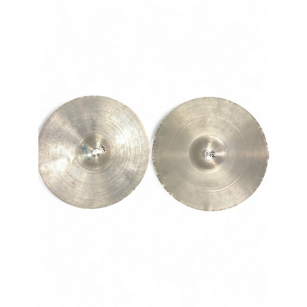 Vintage 1970s Zildjian 13in Avedis Hi Hat Pair Cymbal