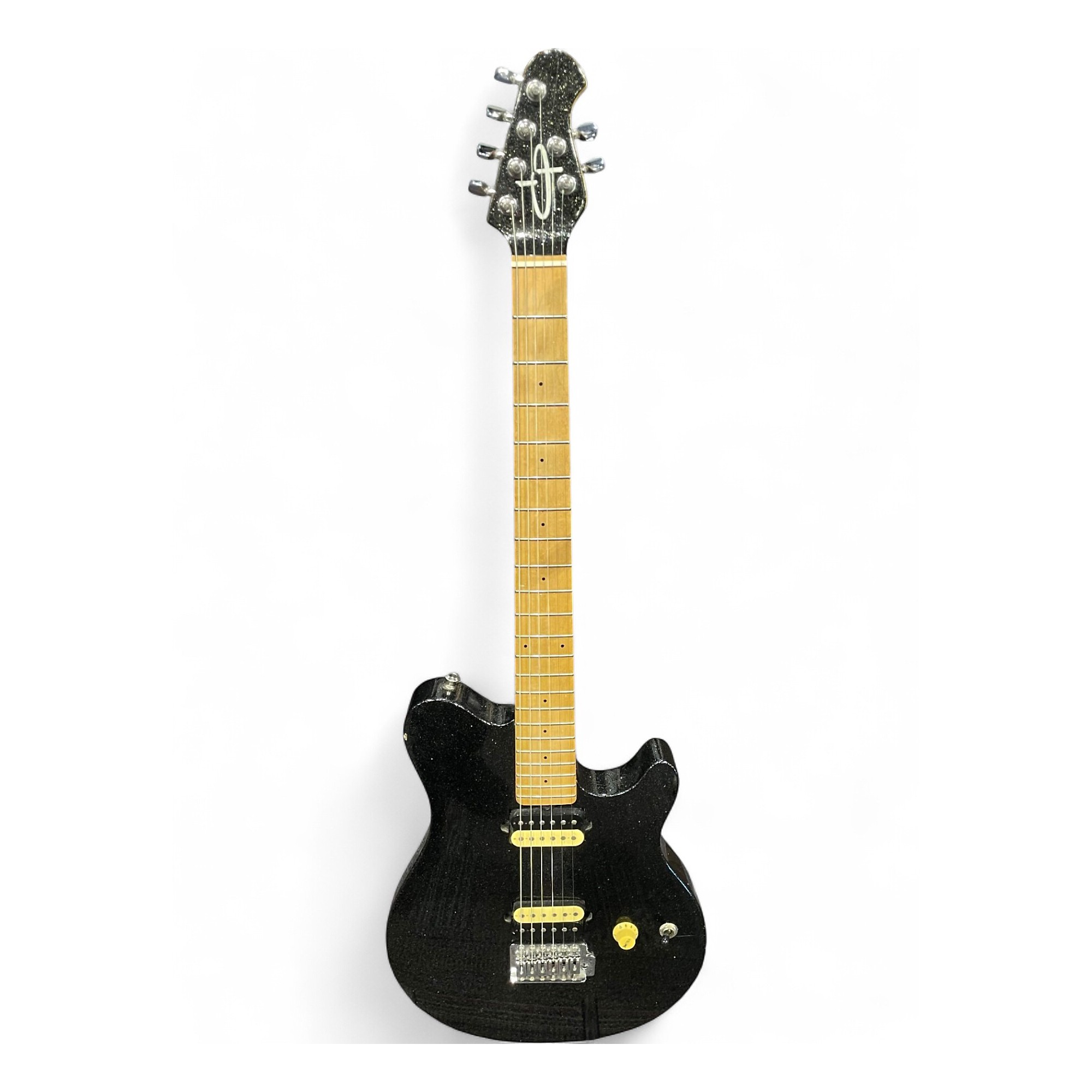 Used OLP MM1 Black Sparkle Solid Body Electric Guitar Black