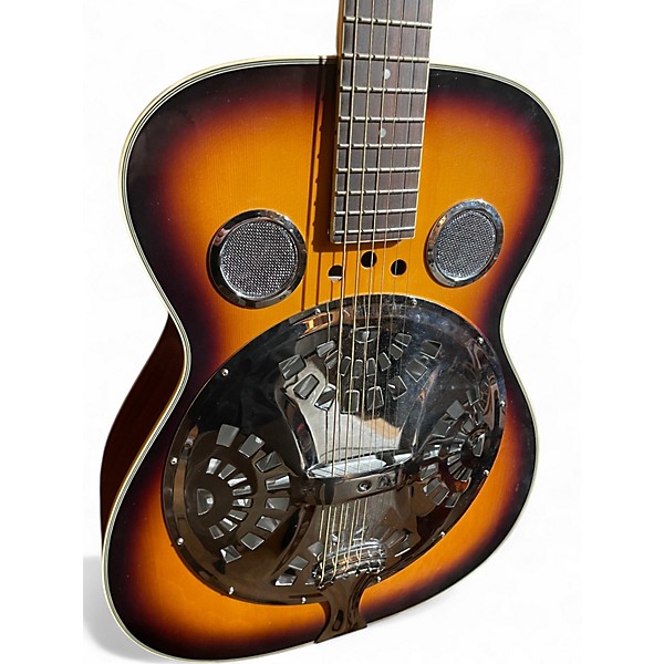 Used Regal Dobro 2 Color Sunburst Resonator Guitar
