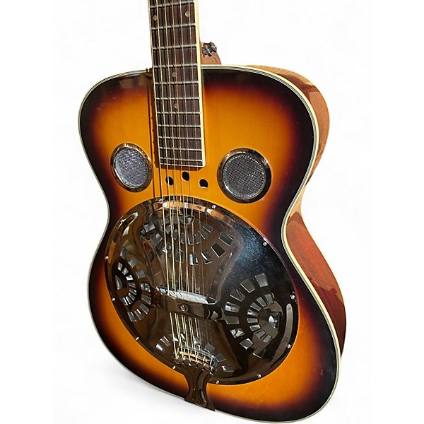 Used Regal Dobro 2 Color Sunburst Resonator Guitar