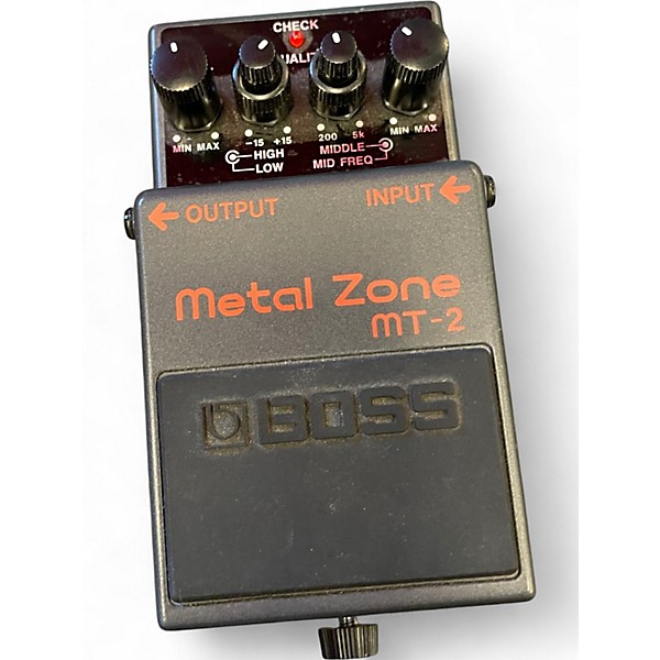 Used BOSS MT2 Metal Zone Distortion Effect Pedal | Guitar Center