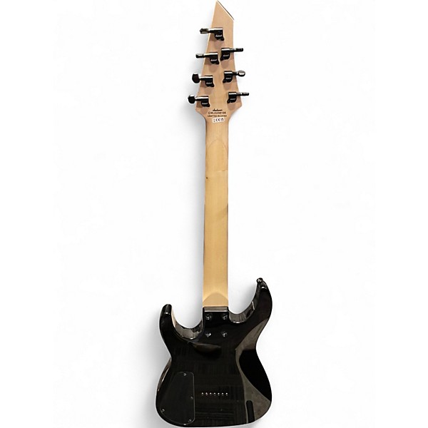 Used Jackson JS22-7 Dinky 7 String Black Solid Body Electric Guitar