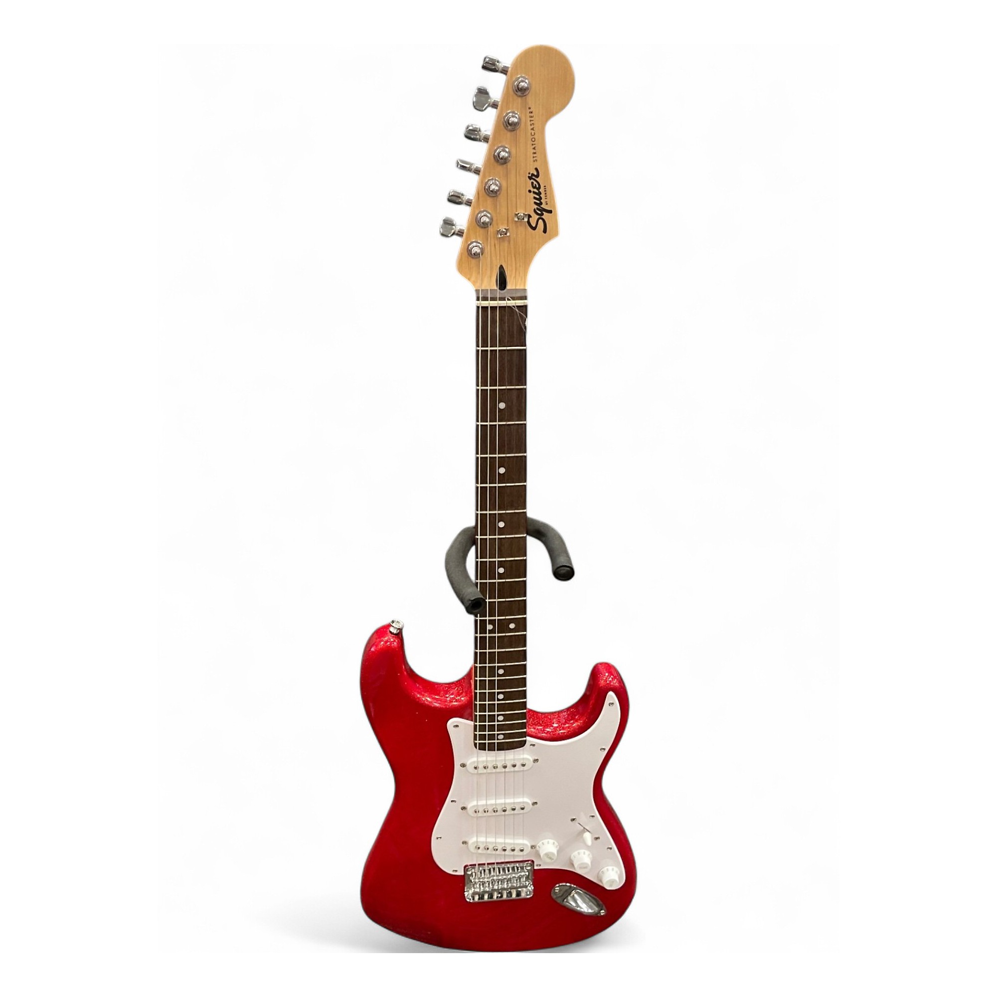 Used Squier Bullet Stratocaster RED SPARKLE Solid Body