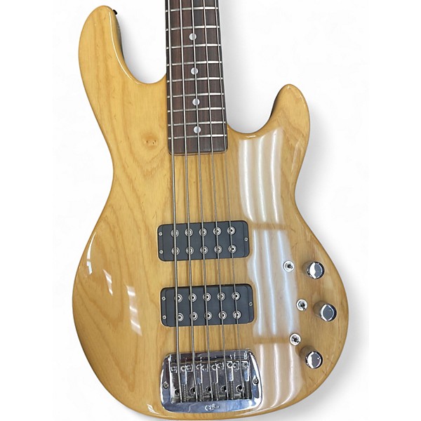Used G&L USA L2500 5 String Natural Electric Bass Guitar
