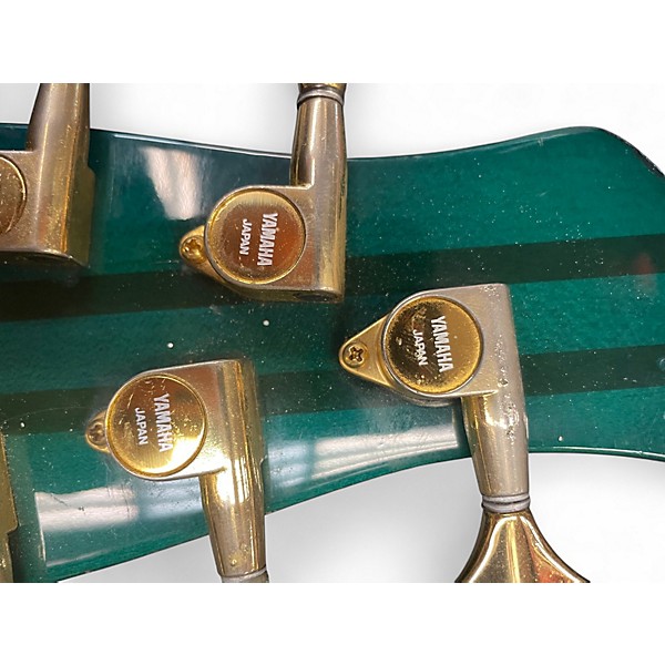 Vintage 1990s Yamaha TRB 5P GREEN Electric Bass Guitar