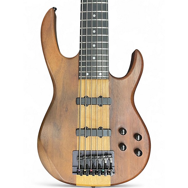 Used Carvin LB76 Walnut Electric Bass Guitar