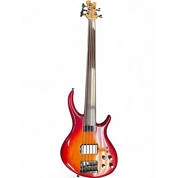 Vintage 1990s Tobias GROWLER Dark Cherry Burst Electric Bass Guitar
