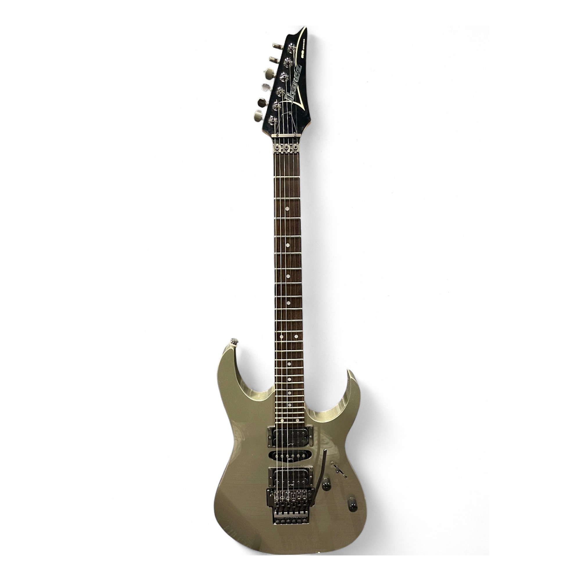 Used Ibanez RG570 Silver Solid Body Electric Guitar Silver