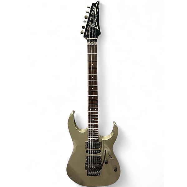 Used Ibanez RG570 Silver Solid Body Electric Guitar Silver