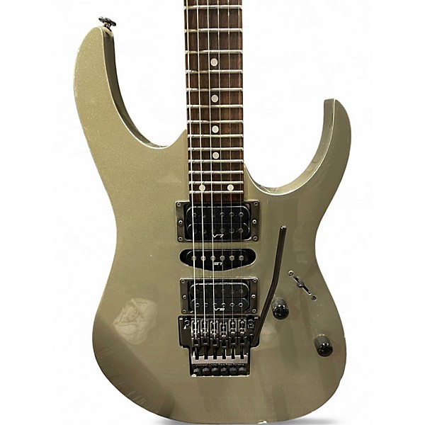 Used Ibanez RG570 Silver Solid Body Electric Guitar Silver