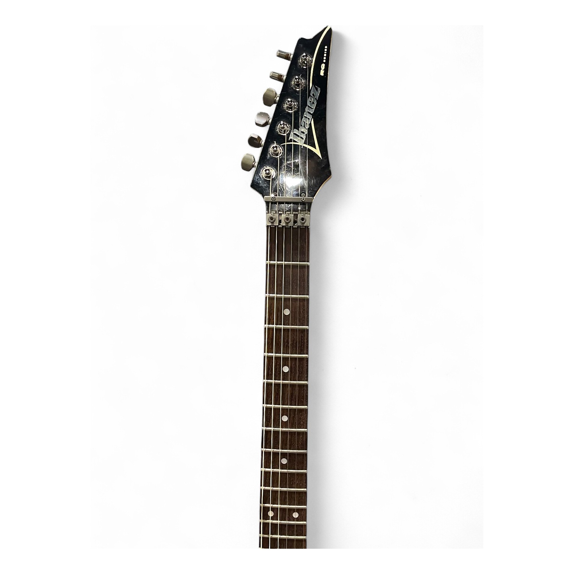 Used Ibanez RG570 Silver Solid Body Electric Guitar Silver