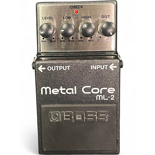 Used BOSS ML2 Metal Core Distortion Effect Pedal | Guitar Center