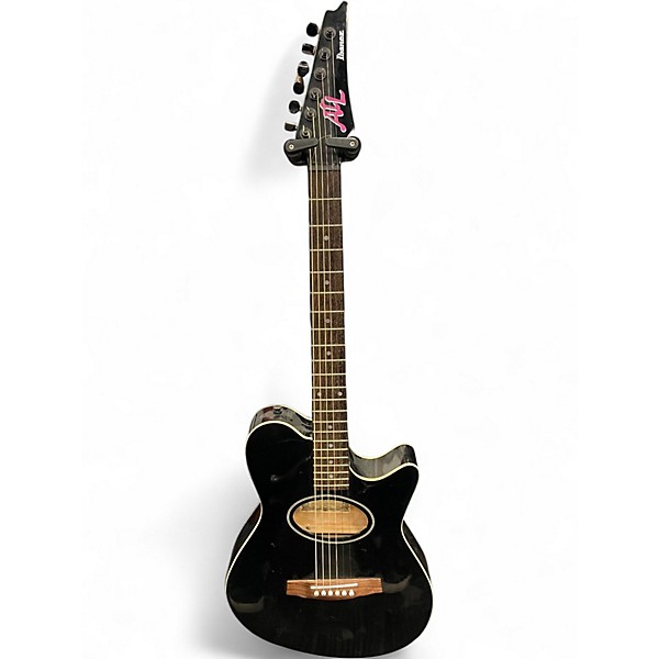 Used 1994 Ibanez ATL10 Black Acoustic Guitar Black | Guitar