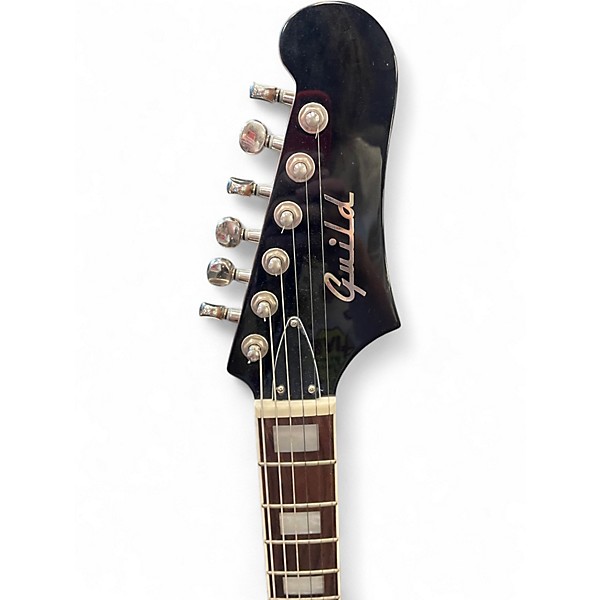 Used Guild Surfliner Deluxe Metallic Black Solid Body Electric Guitar