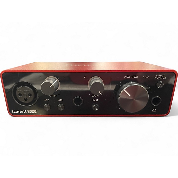 【9765】 Focusrite Scarlett Solo gen 3 Focusrite Scarlett Solo 3rd Gen — Guitar Bar