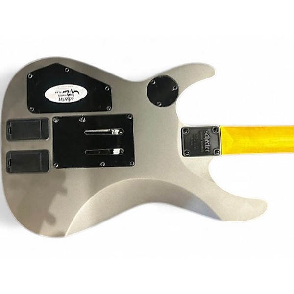 Used Schecter Guitar Research DJ ASHBA SATIN GREY Solid Body Electric Guitar