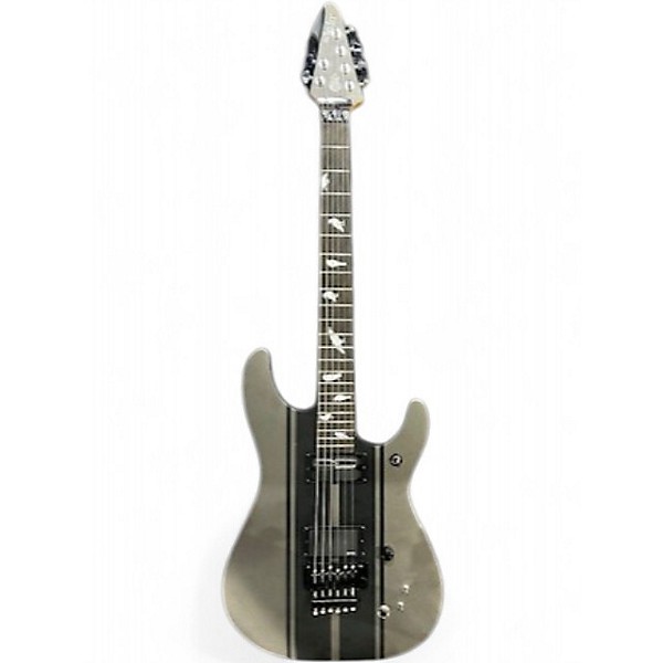 Used Schecter Guitar Research DJ ASHBA SATIN GREY Solid Body Electric Guitar