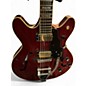 Used Guild Starfire V Trans Red Hollow Body Electric Guitar