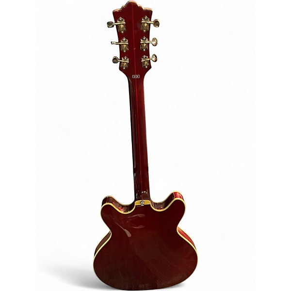 Used Guild Starfire V Trans Red Hollow Body Electric Guitar