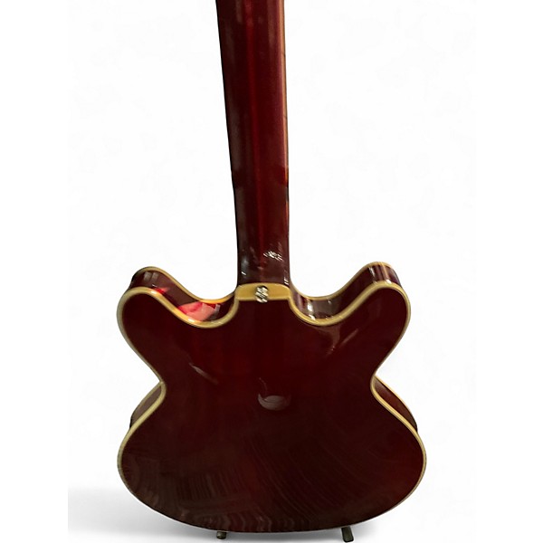 Used Guild Starfire V Trans Red Hollow Body Electric Guitar