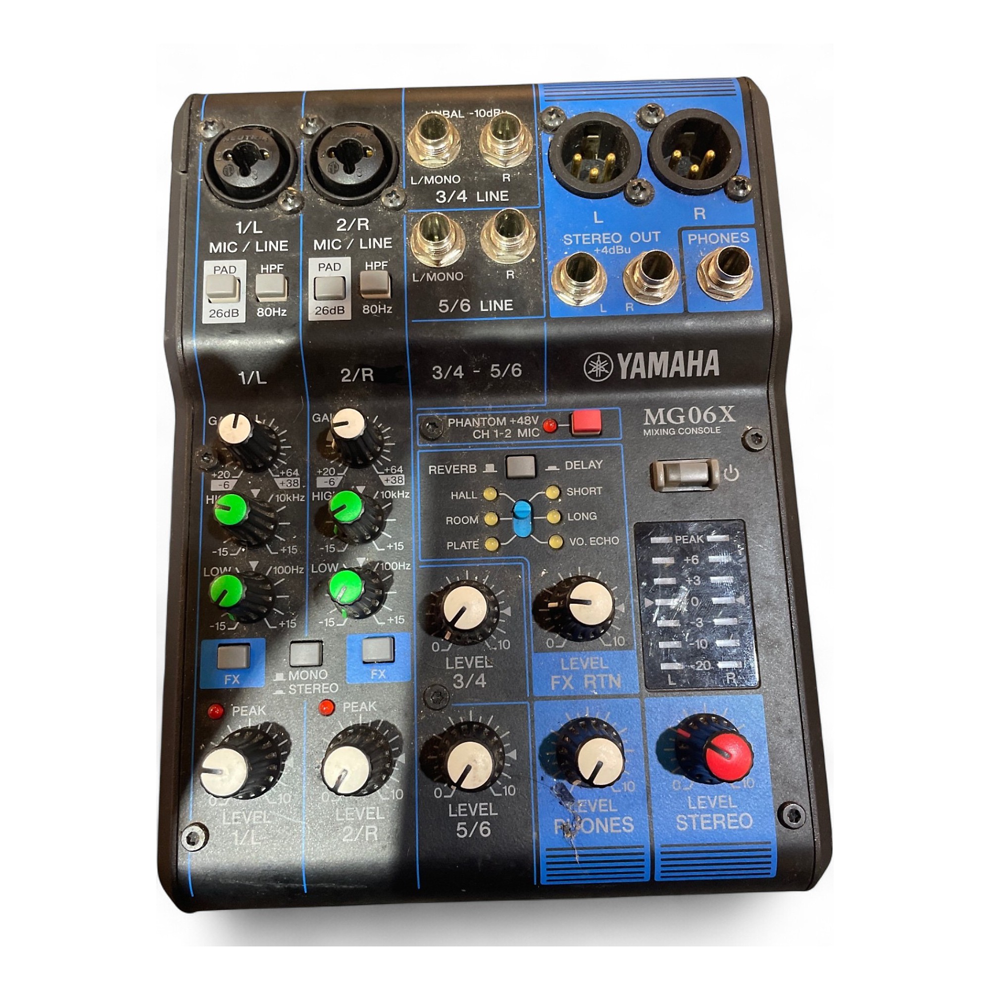 Used Yamaha MG06X Unpowered Mixer | Guitar Center