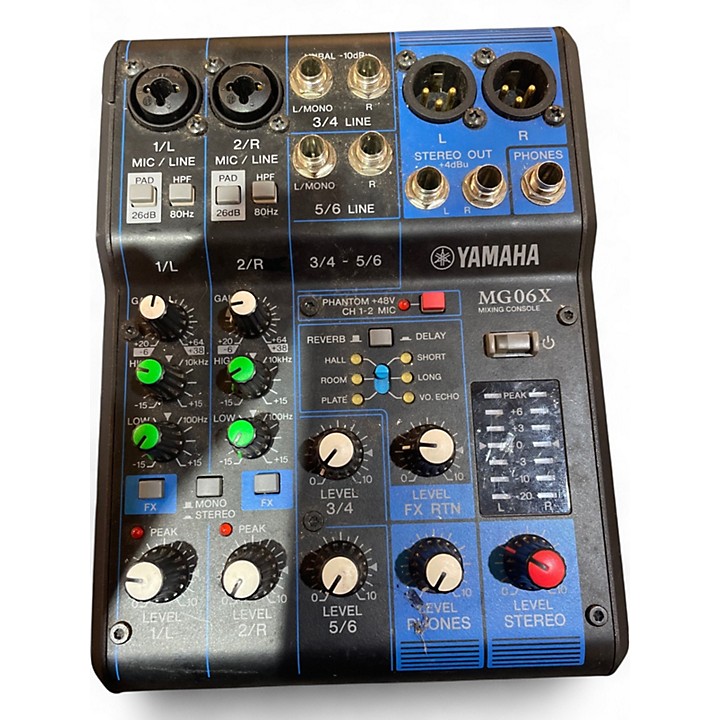 【未開封】YAMAHA　MG06 Used Yamaha MG06X Unpowered Mixer | Guitar Center