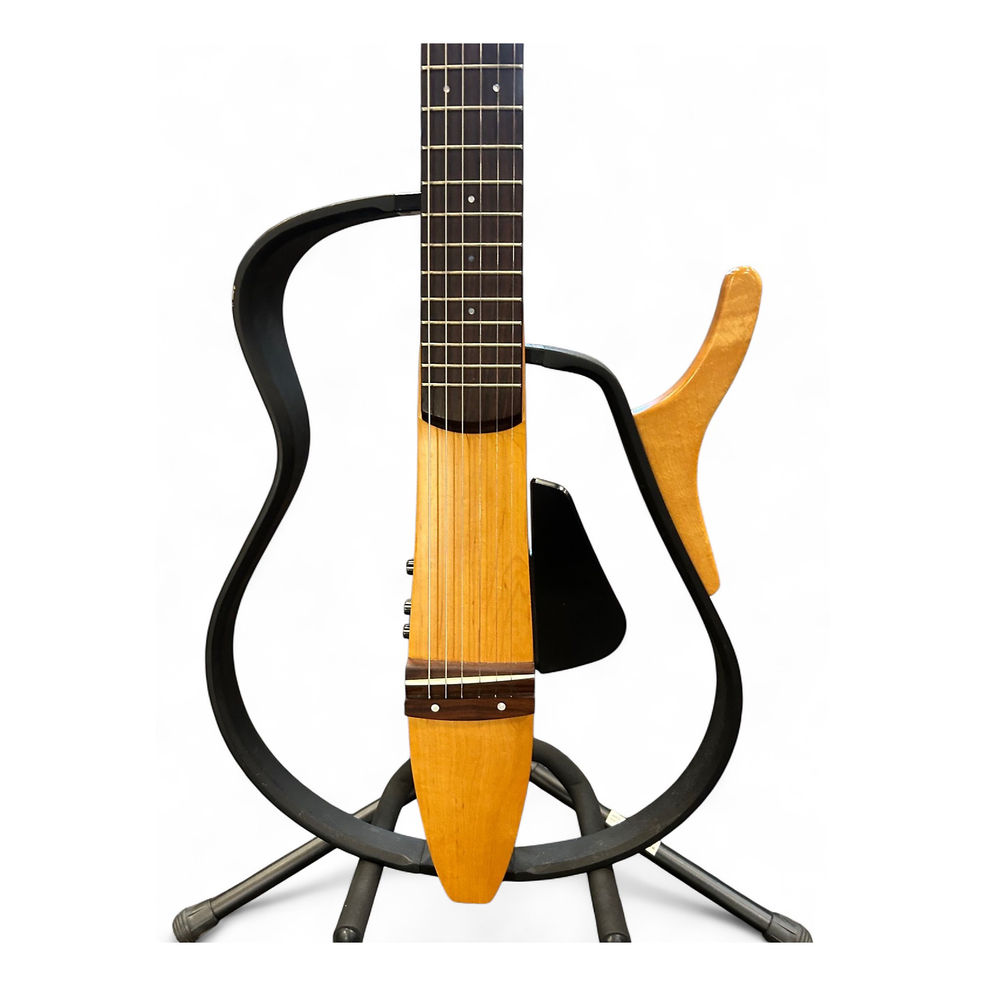 YAMAHA SLG100S 美品 Yamaha SLG-100S BL Silent Acoustic Electric Guitar Steel 6