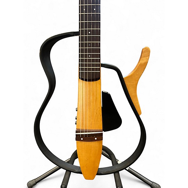 YAMAHA SLG100S 美品 Yamaha SLG-100S BL Silent Acoustic Electric Guitar Steel 6