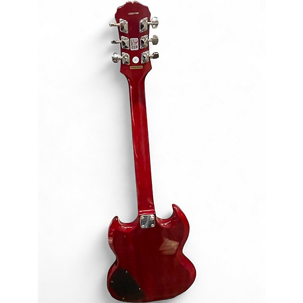 Used Epiphone SG Candy Apple Red Solid Body Electric Guitar