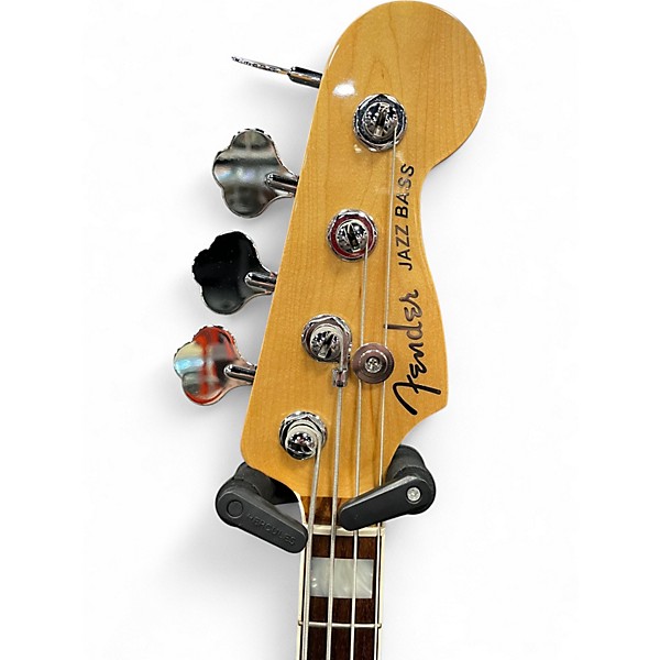 Used Fender American Elite Jazz Bass 3 Color Sunburst Electric Bass Guitar