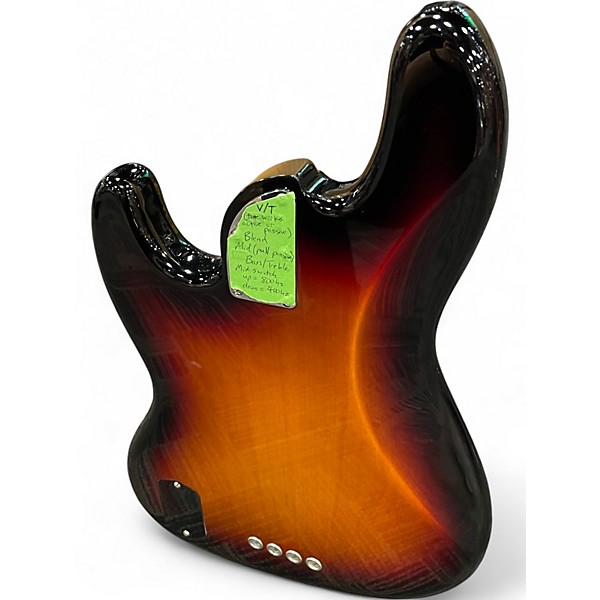 Used Fender American Elite Jazz Bass 3 Color Sunburst Electric Bass Guitar