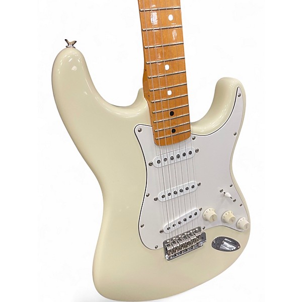 Used Fender JIMI HENDRIX VOODOO STRATOCASTER Olympic White Solid Body Electric Guitar