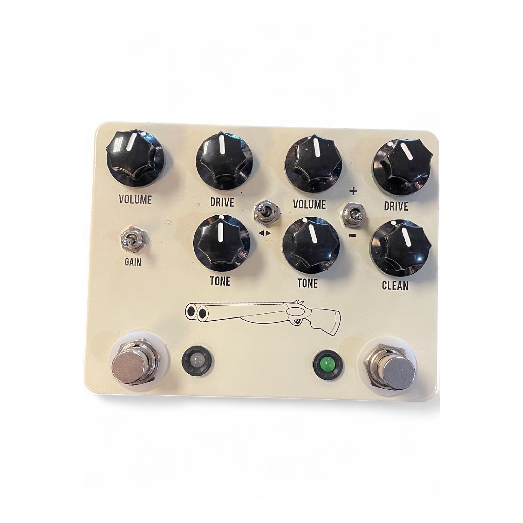 JHS PEDALS ペダルエフェクター ゴールド Used JHS Pedals Double Barrel Effect Pedal | Guitar Center
