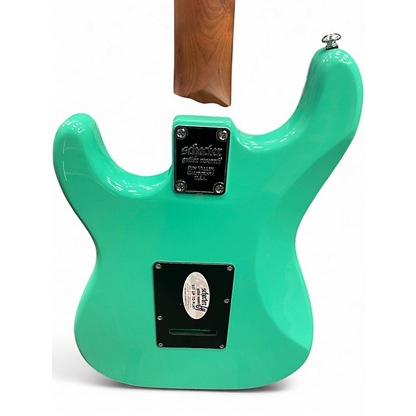 Used Schecter Guitar Research Nick Johnston Atomic Green Solid Body Electric Guitar