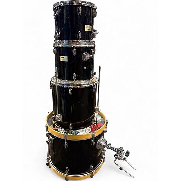 Used Mapex 4 Piece V Series Gloss Black Drum Kit