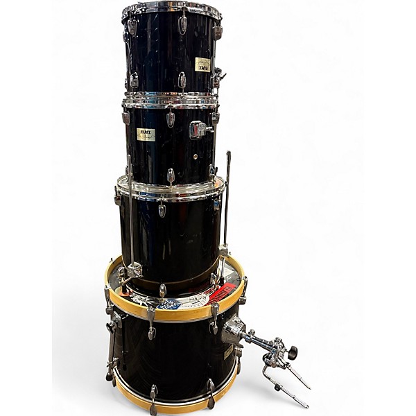 Used Mapex 4 Piece V Series Gloss Black Drum Kit