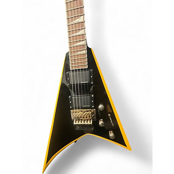Used Jackson RRX24 Black and Yellow Solid Body Electric Guitar