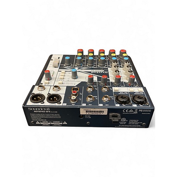 Used Soundcraft NOTEPAD 8FX Unpowered Mixer