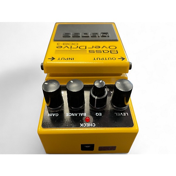 【中古】BOSS Bass OverDrive ODB-3 Used BOSS ODB3 Bass Overdrive Bass Effect Pedal | Guitar Center