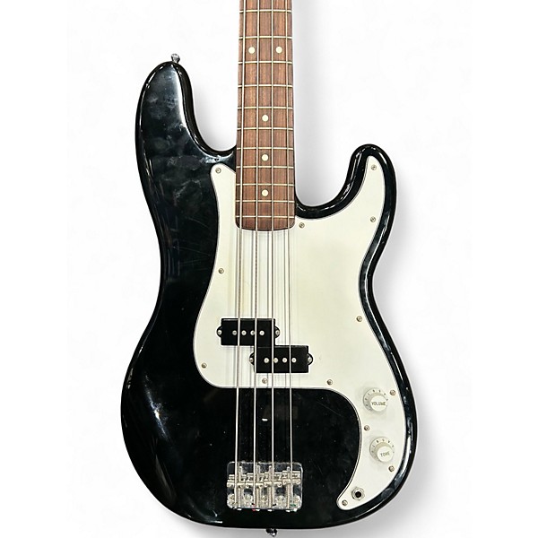 Used Fender Precision bass Black Electric Bass Guitar