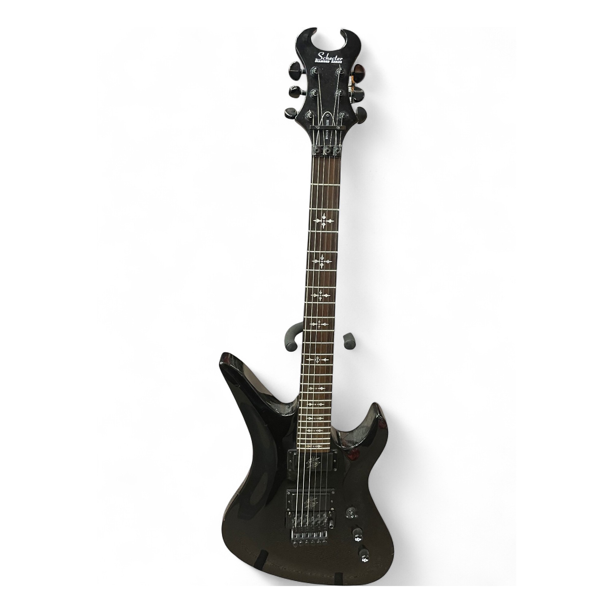 Schecter Guitar Research エレキギター ブラック Used Schecter Guitar Research Synester Deluxe Black Solid