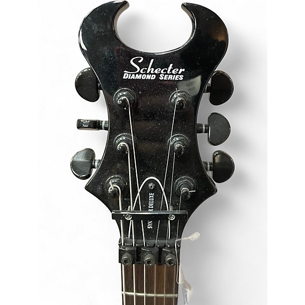 Used Schecter Guitar Research Synester Deluxe Black Solid